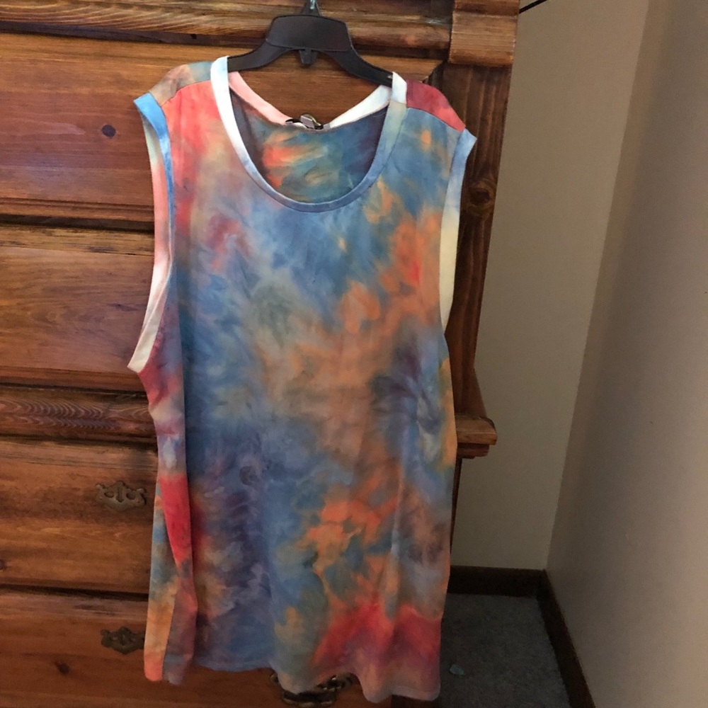 Tie dyed tank